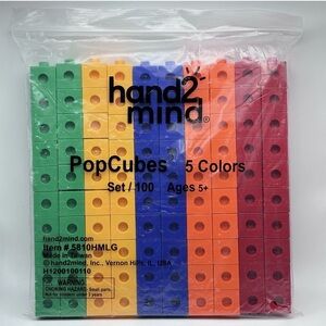 PopCubes Hand 2 Mind 5 Colors Set